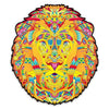 91knots Majestic Lion 84 Pieces Animal Shape Wooden Jigsaw Puzzle for Adults and Kids 6+ Years | Majestic Lion
