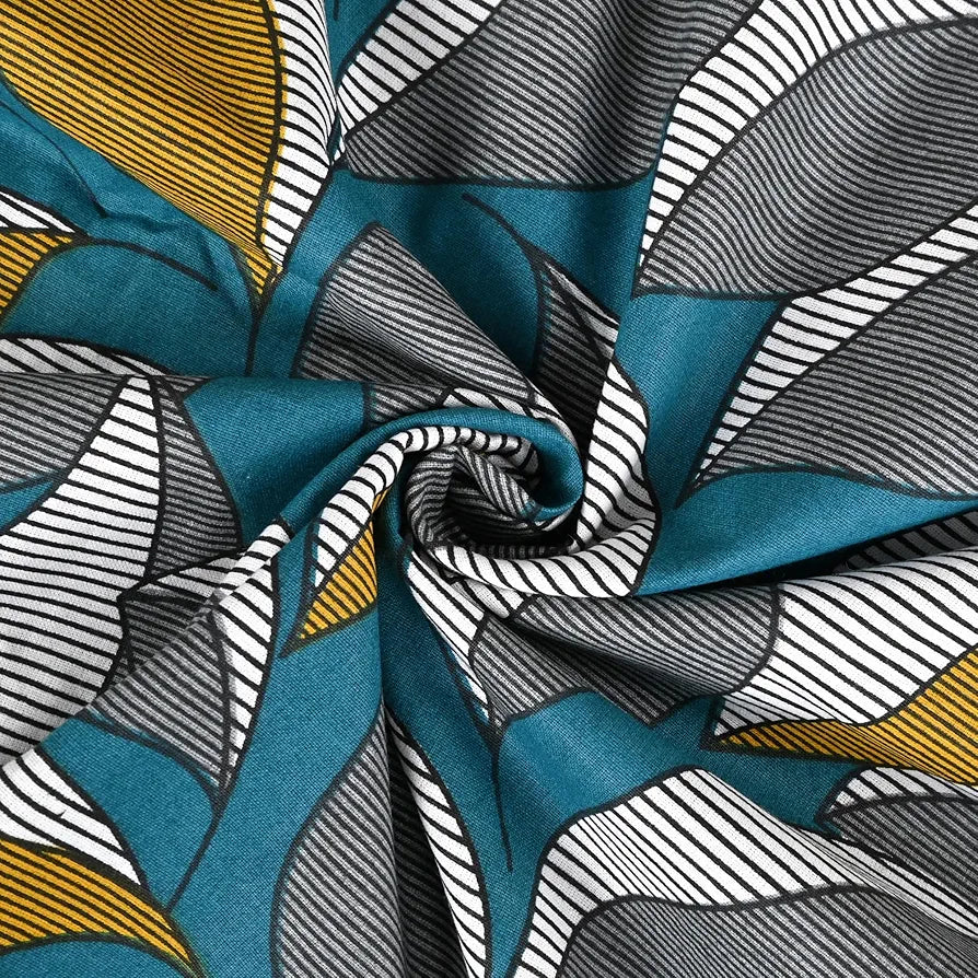 Divine Casa Floret 100% Cotton Single Kids Dohar 120 GSM Soft & Lightweight Throw Blanket Colour Woody Petals