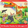Butterfly EduFields 3D Wooden Animal Puzzles for Kids DIY Educational Toys for Boys & Girls