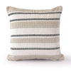 Sashaa World Exquisite Colour Beige Black Striped Elegance Decorative Woven Cushion Cover