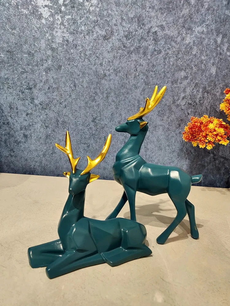 Zart Deer Home Decor showpiece