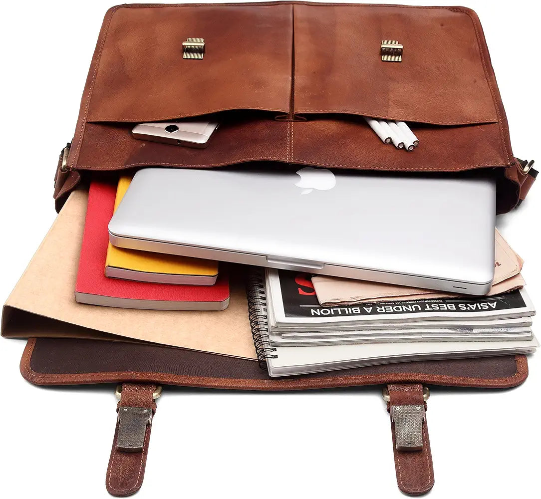 WildHorn Leather Laptop Bag for Men
