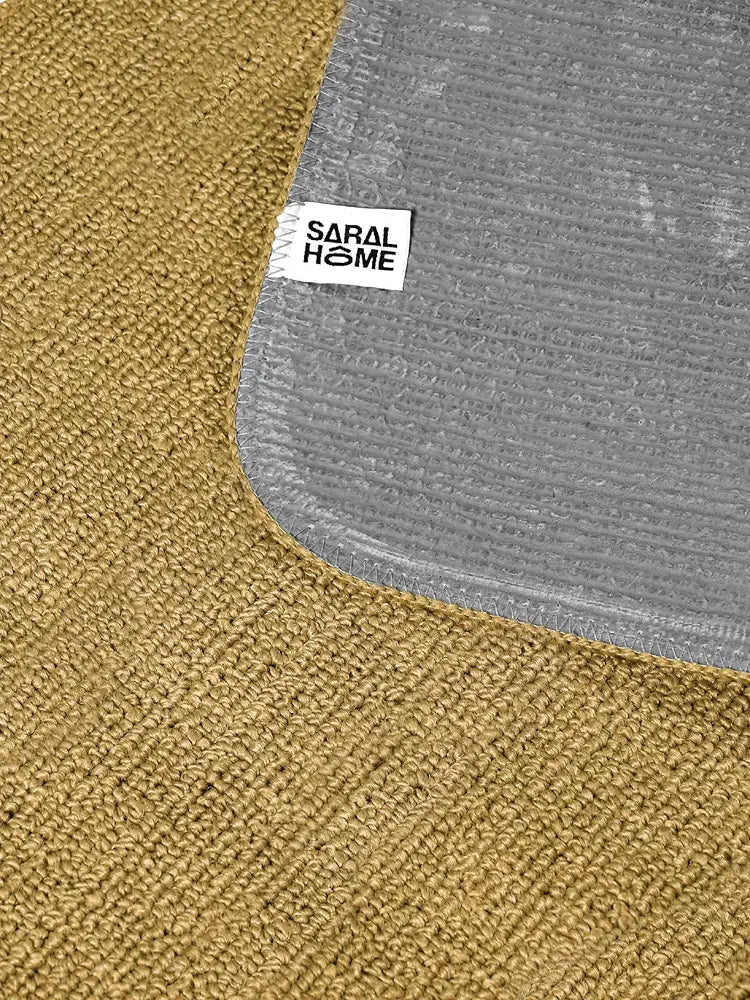 Saral Home Solid Soft PP Yarn Durable & Washable Multipurpose Runner Anti Skid Backing