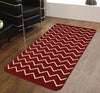 Saral Home Zig Zag Designer Soft Cotton Durable & Washable Multipurpose Runner