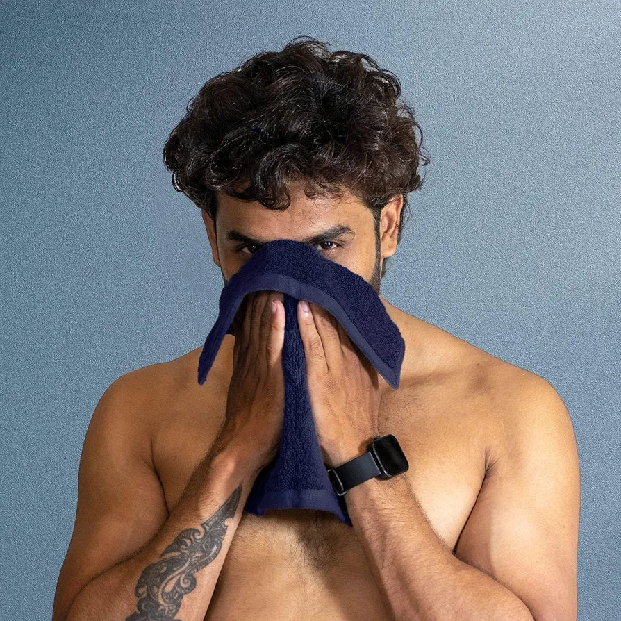 Heelium  Bamboo Face Towel Ultra Absorbent & Odour-Free 3X Softer Than Cotton Towels
