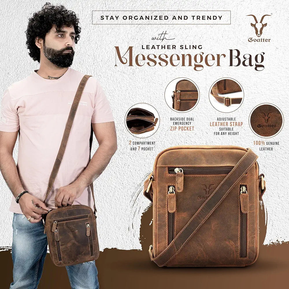 Goatter Genuine Leather Multi Pocket 9