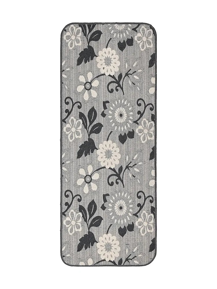 Saral Home Noureau Floral Soft Cotton Durable & Washable Multipurpose Runner