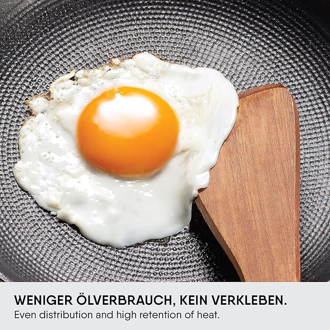 Stahl Blacksmith Hybrid Enamelled Cast Iron Frying Pan, Rust Proof Fry Pan 2.3 L, 28 cm - 1770 gms