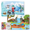 The Puzzl Co Set of 2 Seasons Jigsaw Puzzles for Kids-Summer+Snow