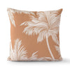 Sashaa World Stunning Palm Tree Printed Cotton Cushion Cover Colour Nat Yellow