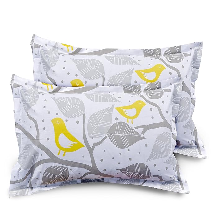 Huesland by Ahmedabad Cotton Pillow Cover Set Of 2 Pieces