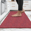 Ishro Home Cushion Noodle Mat Colour Red For Home Kitchen & Floor Mat For Bedroom