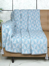 Saral Home Soft Microfiber 3 Seater Sofa Cover Throw Colour Grey