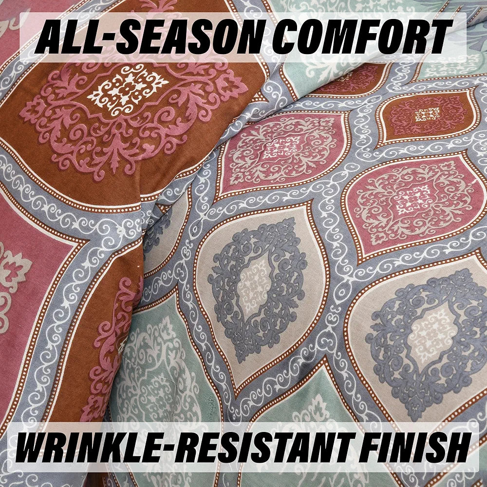 Kuber Industries Double Bedsheet with 2 Pillow Covers 160 TC Premium Cotton Maroon