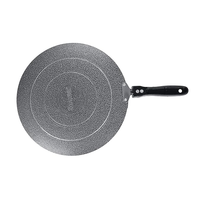 Sumeet 2.6mm Non stick Concave/Roti Tawa - 28cm Dia (Silver)
