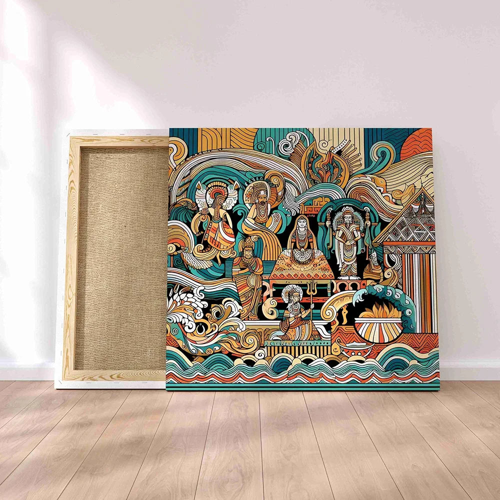 Livin'luxe Paintings Modern Art Canvas Home Decor Wall Paintings With Frame Painting CR-321