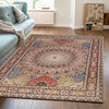 Ishro Home 3d Jet Multi Printed Carpet Rug Runner And Carpets For Bedroom Colour Royal Zari 5x7 Feet
