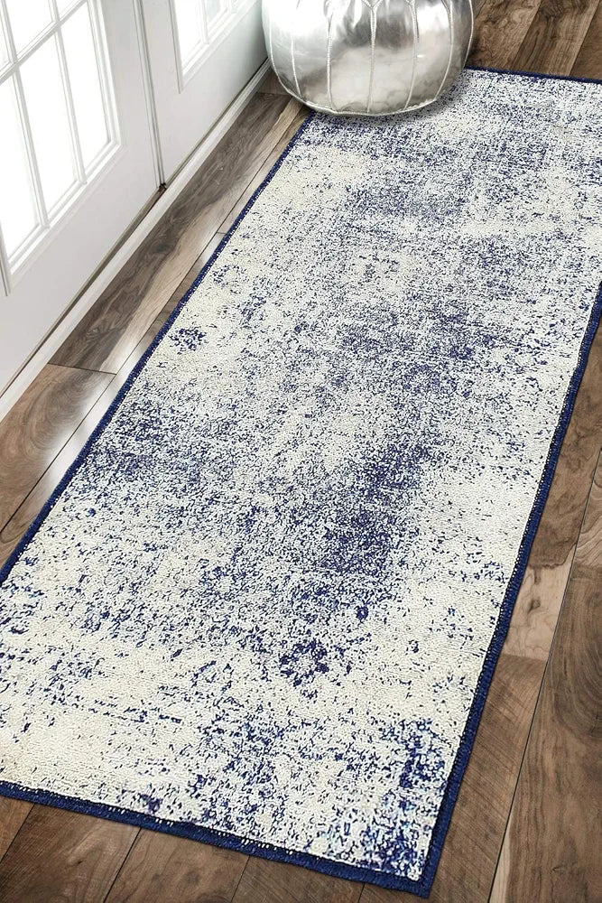 Status Contract Polyester 3D Printed Vintage Persian Bedside Runner Carpet Rug Colour Multi