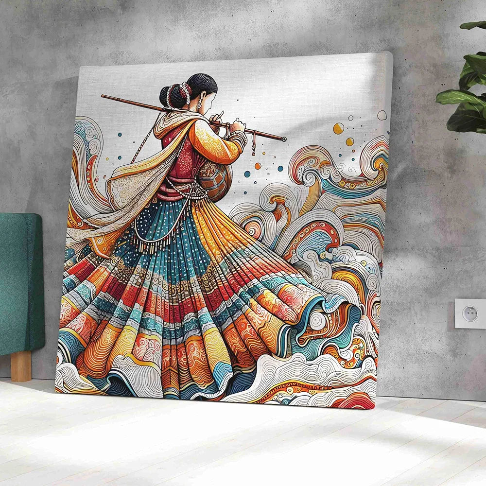Livin'luxe Paintings Ladies Dance Modern Art Canvas Home Decor Wall Paintings With Frame Painting CR-302