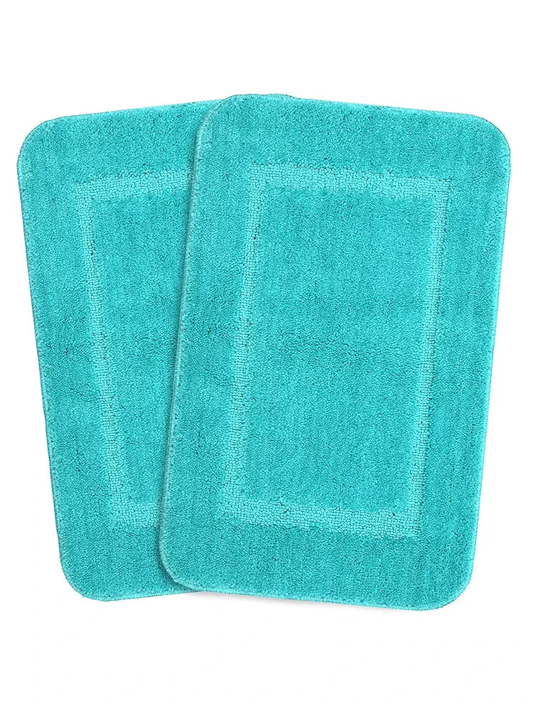 Saral Home Good Morning Mat Soft Anti-Skid Colour Mint