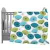 Divine Casa Floret 100% Cotton Single Kids Dohar 120 GSM Soft & Lightweight Throw Blanket Colour Aqua
