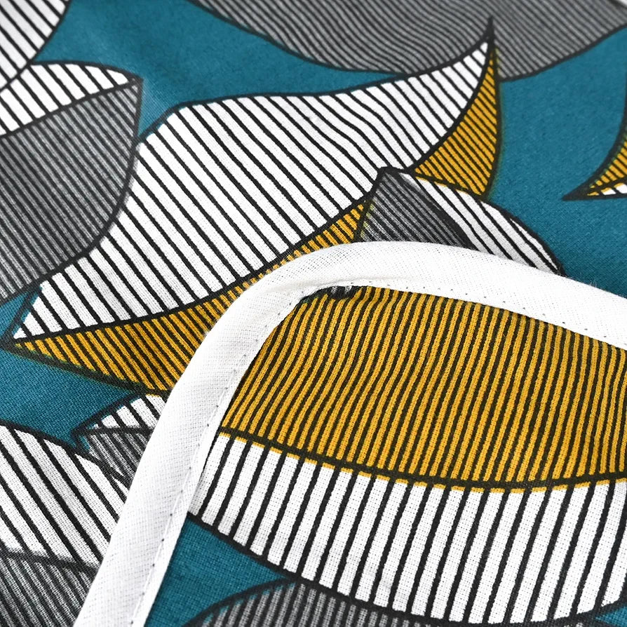 Divine Casa Floret 100% Cotton Single Kids Dohar 120 GSM Soft & Lightweight Throw Blanket Colour Woody Petals