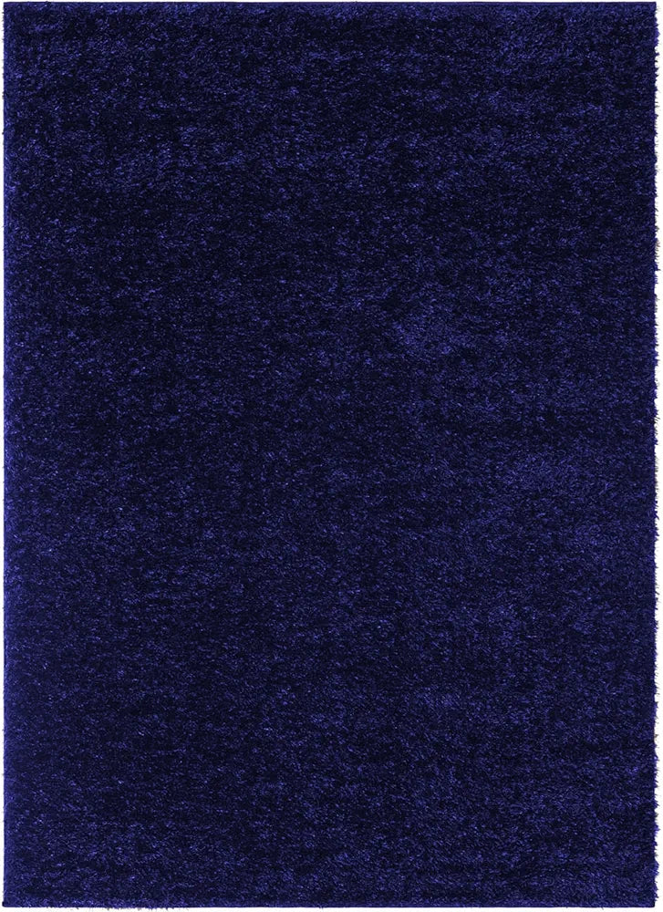 Ishro Home Premium Fuzzy Shag Carpet For Hall Rugs For Living Room Carpets For Living Room Colour Blue 4x6 Fts