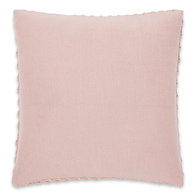Haus & kinder Decorative Embroidered Cushion Cover | Colour Bubble Pale Pink