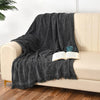 Sashaa World Soft Chenille Throw Colour Charcoal