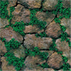 Jaamso Royals Green Grass With Stone Wall Papers for Home Brick Stone Wallpaper