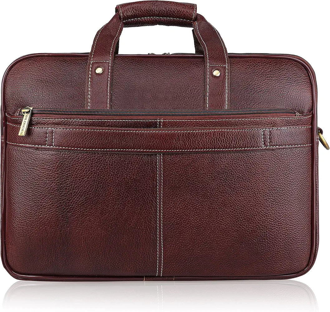 WildHorn Leather 15.5 inch Laptop Messenger Bag for Men