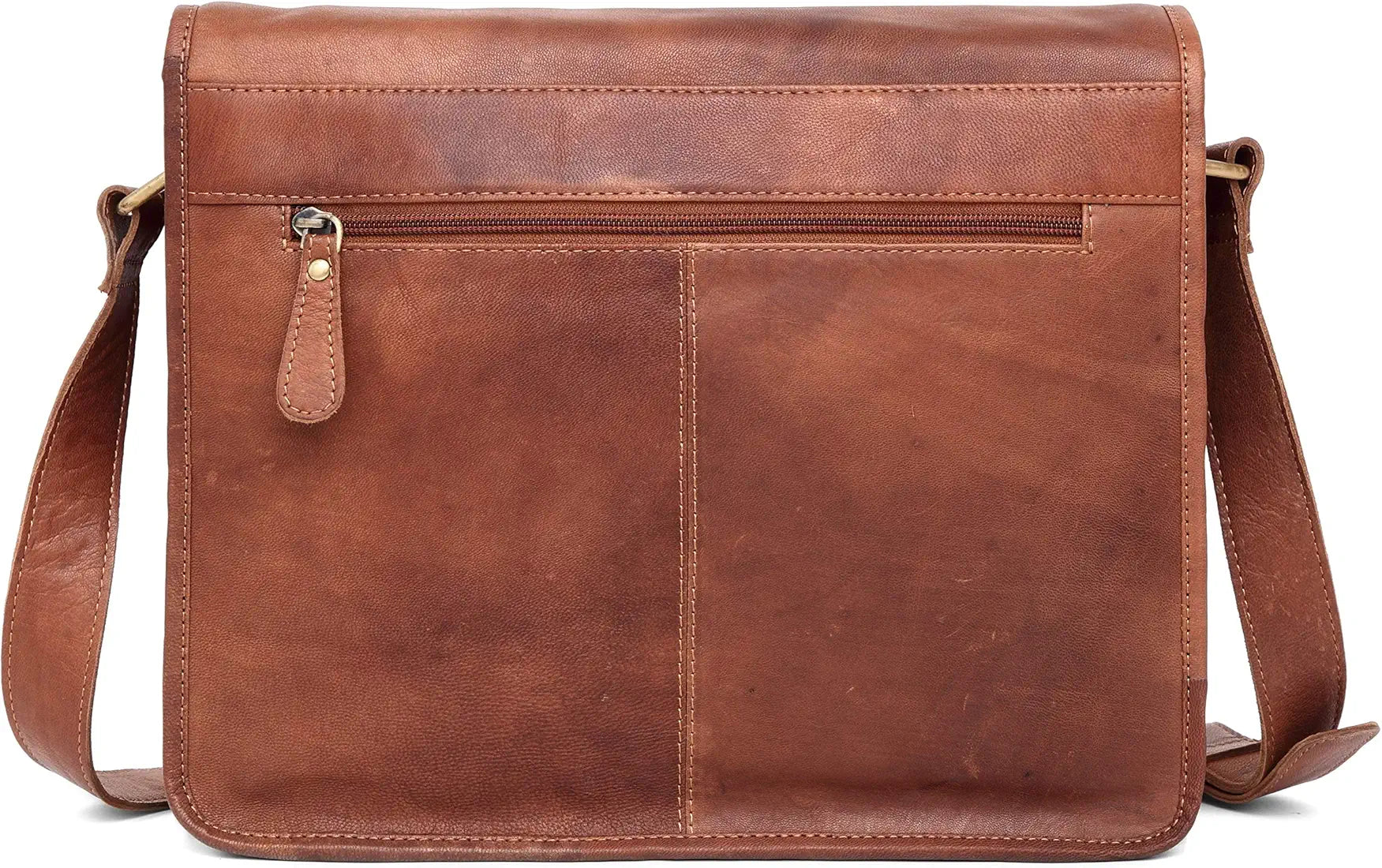 WildHorn Men's Leather Laptop Messenger Bag Dimension: L- 13inch H- 10inch W- 4inch 