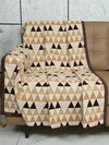 Saral Home Easy Living Chenille 2 Seater Sofa Cover Throw Colour Brown