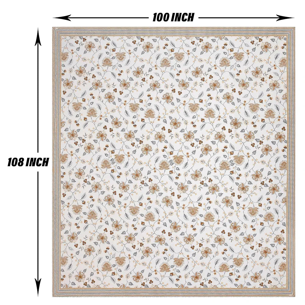 Kuber Industries Double Bedsheet with 2 Pillow Covers 186 TC Premium Cotton Brown