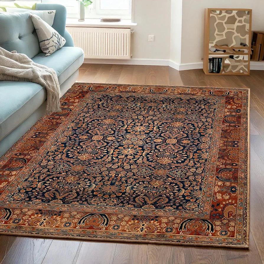 ishro home Feet 3D Jet Multi Printed Carpet Rug Runne Colour Rustique Night 3 x 5 Feet