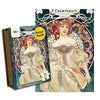 91knots - F. Champenois Imprimeur-editeur 140 Pieces Wooden Jigsaw Puzzle for Adults and Kids 5+ Years | Alphonse Maria Mucha 's Artwork