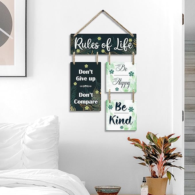 Sehaz Artworks Home Decoration Items stylish Wooden Wall Hangings for Home - 4-0022