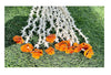 Artificial Rajnigandha Buds Rose Strings 2.5 ft Height Marmalade Orange