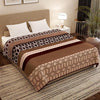 Story@Home Polyester All-Season AC Double Size Reversible Blanket Colour Brown