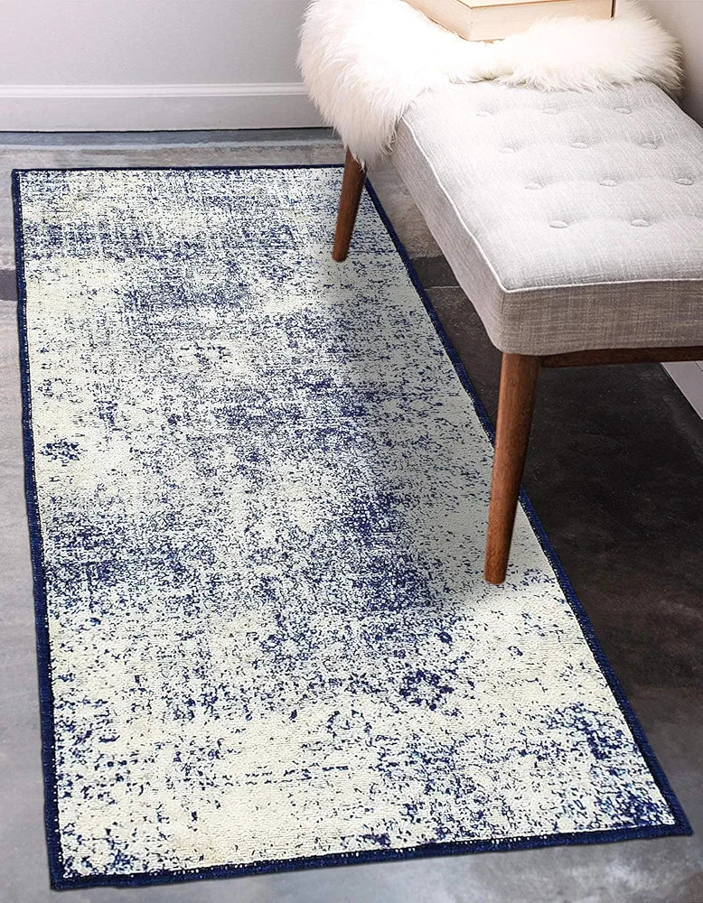 Status Contract Polyester 3D Printed Vintage Persian Bedside Runner Carpet Rug Colour Multi