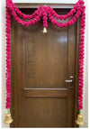Artificial Marigold Fluffy Flowers Garlands Door Toran Set/Door Hangings Rani