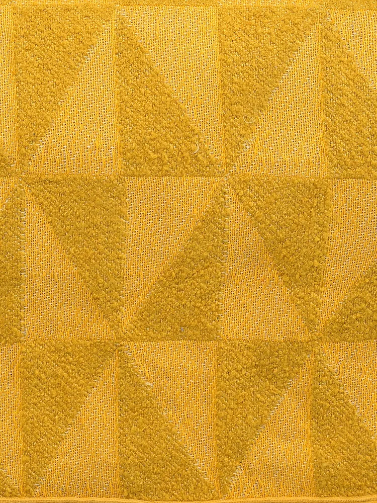 Saral Home Soft Microfiber 2 Seater Sofa Cover Throw Colour Yellow