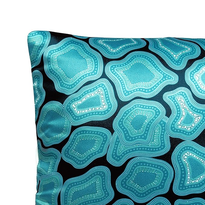 Story@Home Cushion Cover for Bedroom Living Room (Pack of 5 Pieces, Aqua Blue)