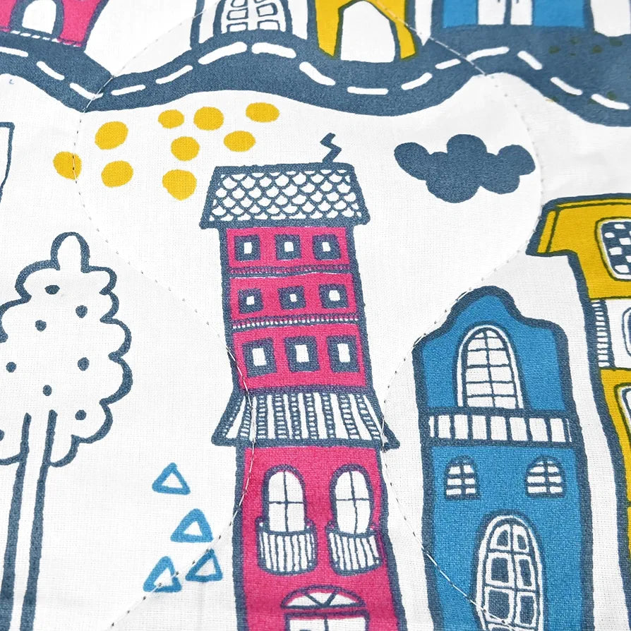 Divine Casa 120 GSM Cotton Single Bed Comforter Soft & Lightweight Reversible All-Season Blanket Colour Heaven White