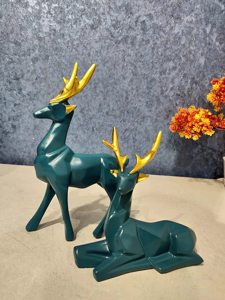 Zart Deer Home Decor showpiece