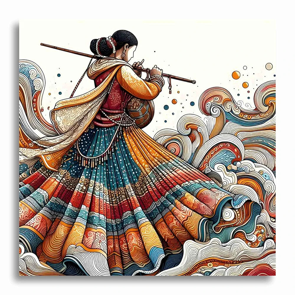 Livin'luxe Paintings Ladies Dance Modern Art Canvas Home Decor Wall Paintings With Frame Painting CR-302