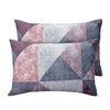 Huesland by Ahmedabad Cotton 186 Tc Cotton Pillow Cover Set of 2 | Purple | Pink | Blue