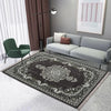 Kuber Industries 5x7 Feet Carpets Premium for Living Room Machine Washable Bedside Floor Grey & Green