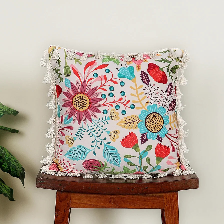 Ishro Home Premium Cushion Cover Colour Sun Garden