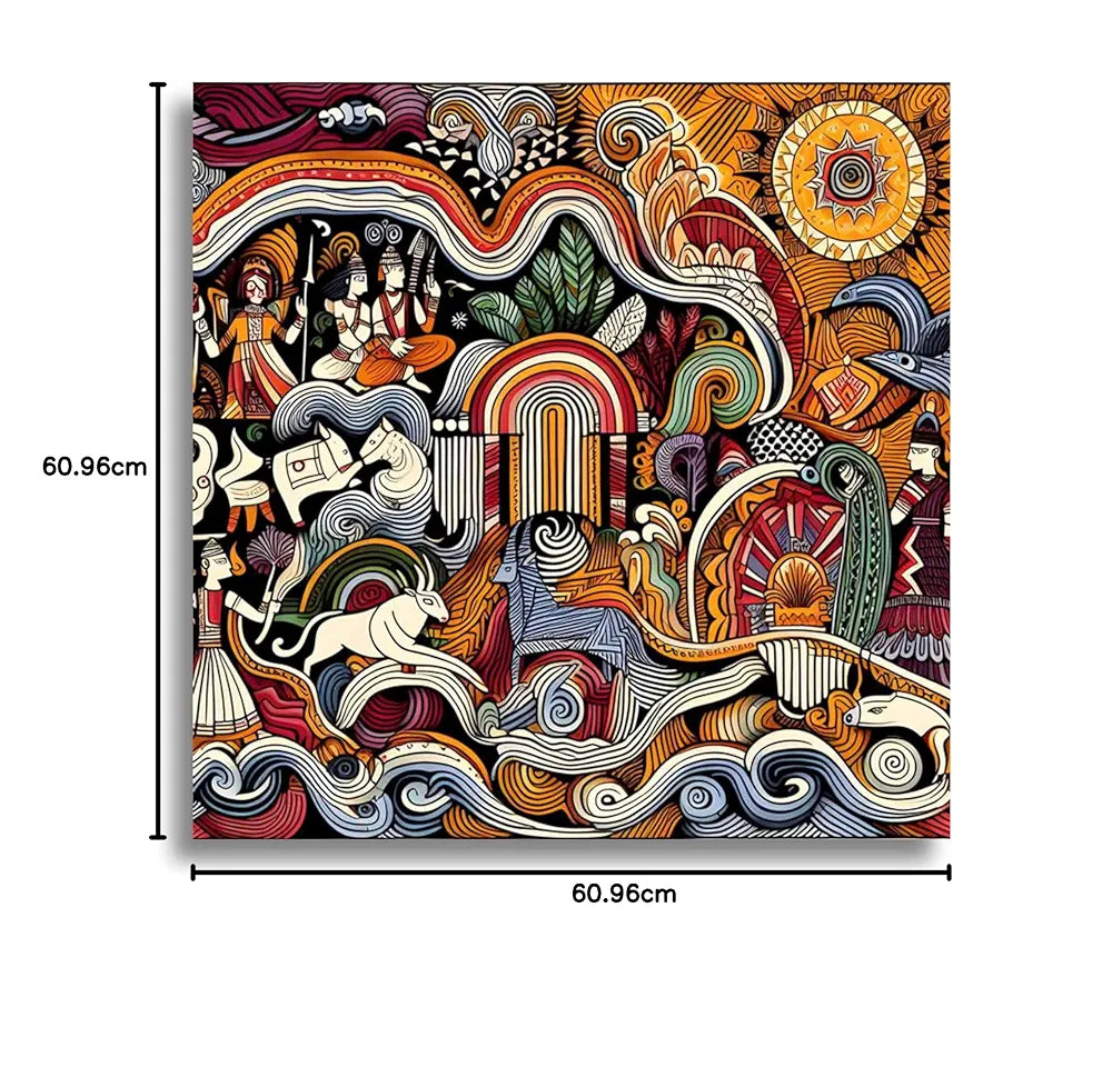 Livin'luxe Paintings Modern Art Canvas Home Decor Wall Paintings With Frame Painting CR-324